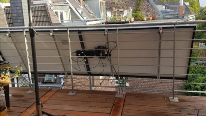 balcony solar power plant how to install