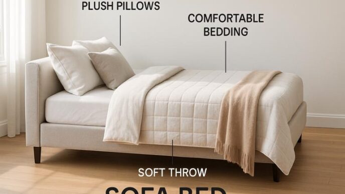 comfort tips for daily use of sofa beds as a primary bed