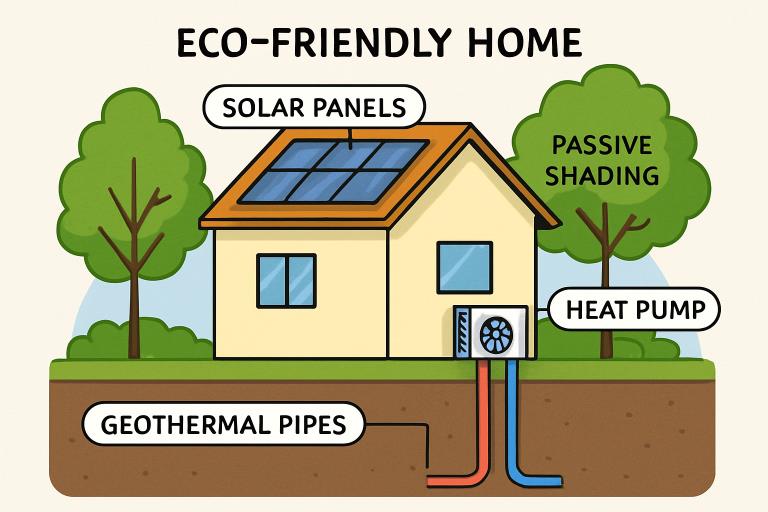 eco friendly alternatives for home heating and cooling