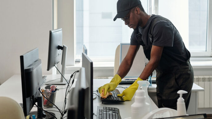 how often should businesses schedule commercial cleaning services 1