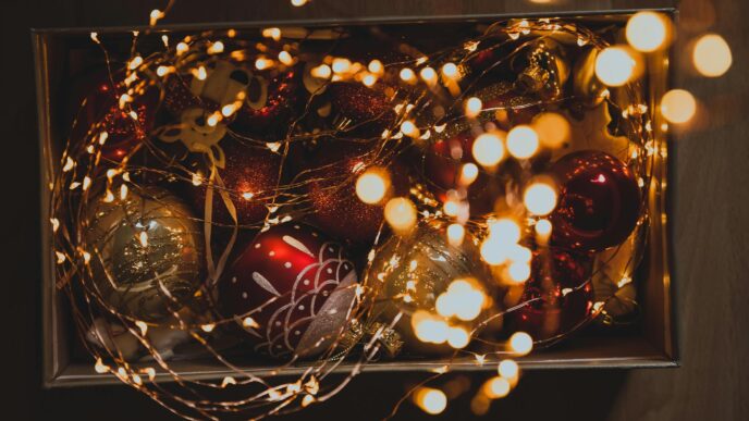 create a magical atmosphere with unique holiday lighting decor