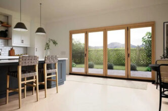 how patio doors compare to bi fold windows for homes in los angeles' open floor plans