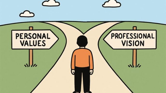how personal values shape professional vision