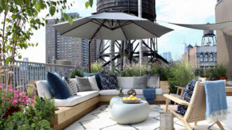 the perfect outdoor lounge combining style and comfort