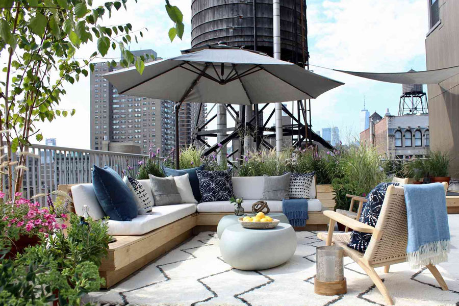 the perfect outdoor lounge combining style and comfort