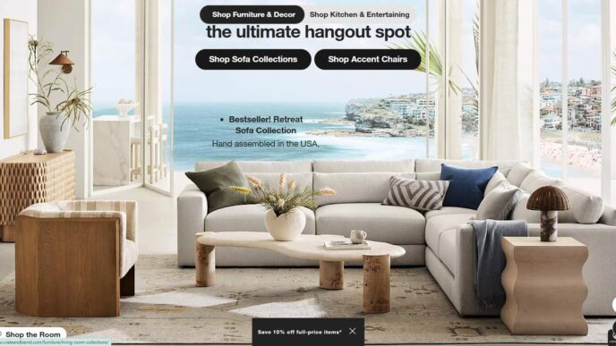 elevate your home with timeless design from crate & barrel